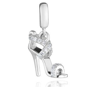 Zircon High Heel Dangle Charm